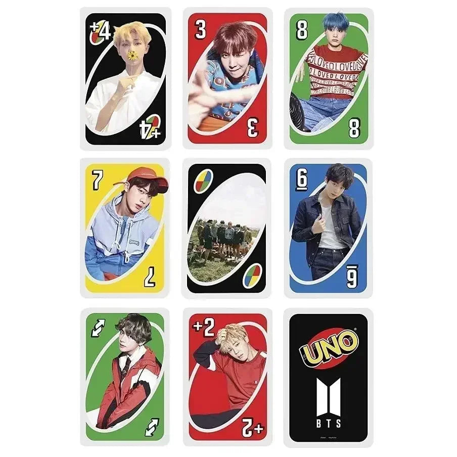 BTS Uno Card Set