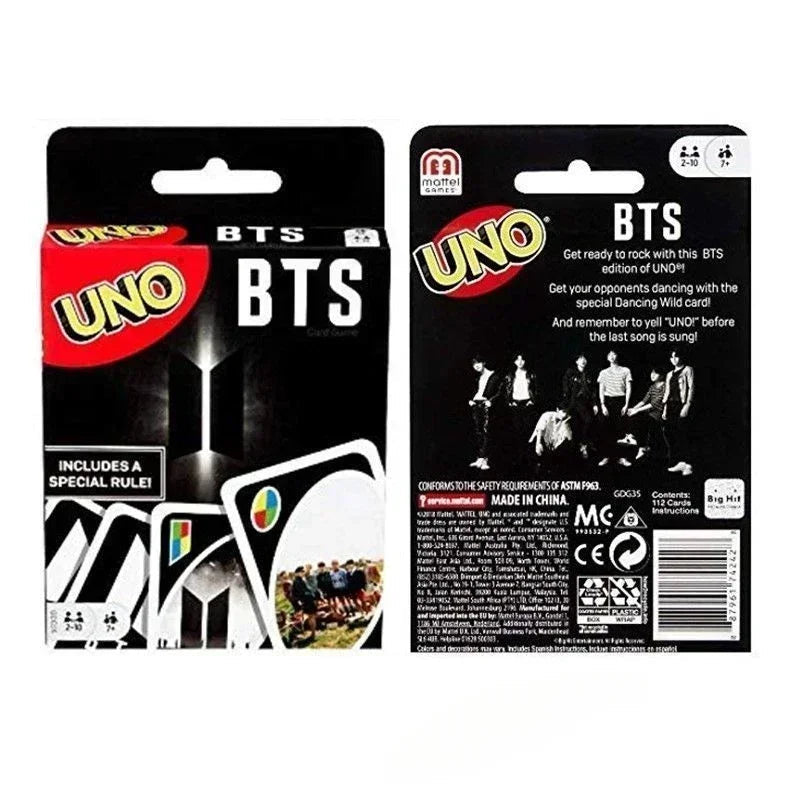 BTS Uno Card Set