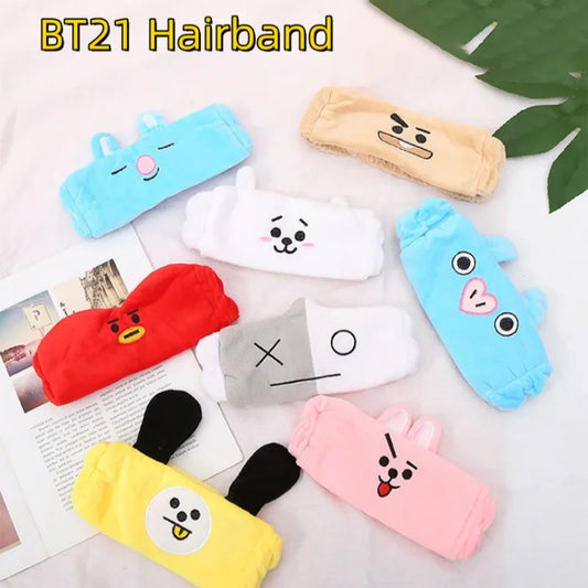 BT21 Hair Band Fash Wash