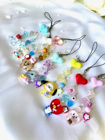BT21BTS Charms for phones, air pods, keys, purses and backpacks