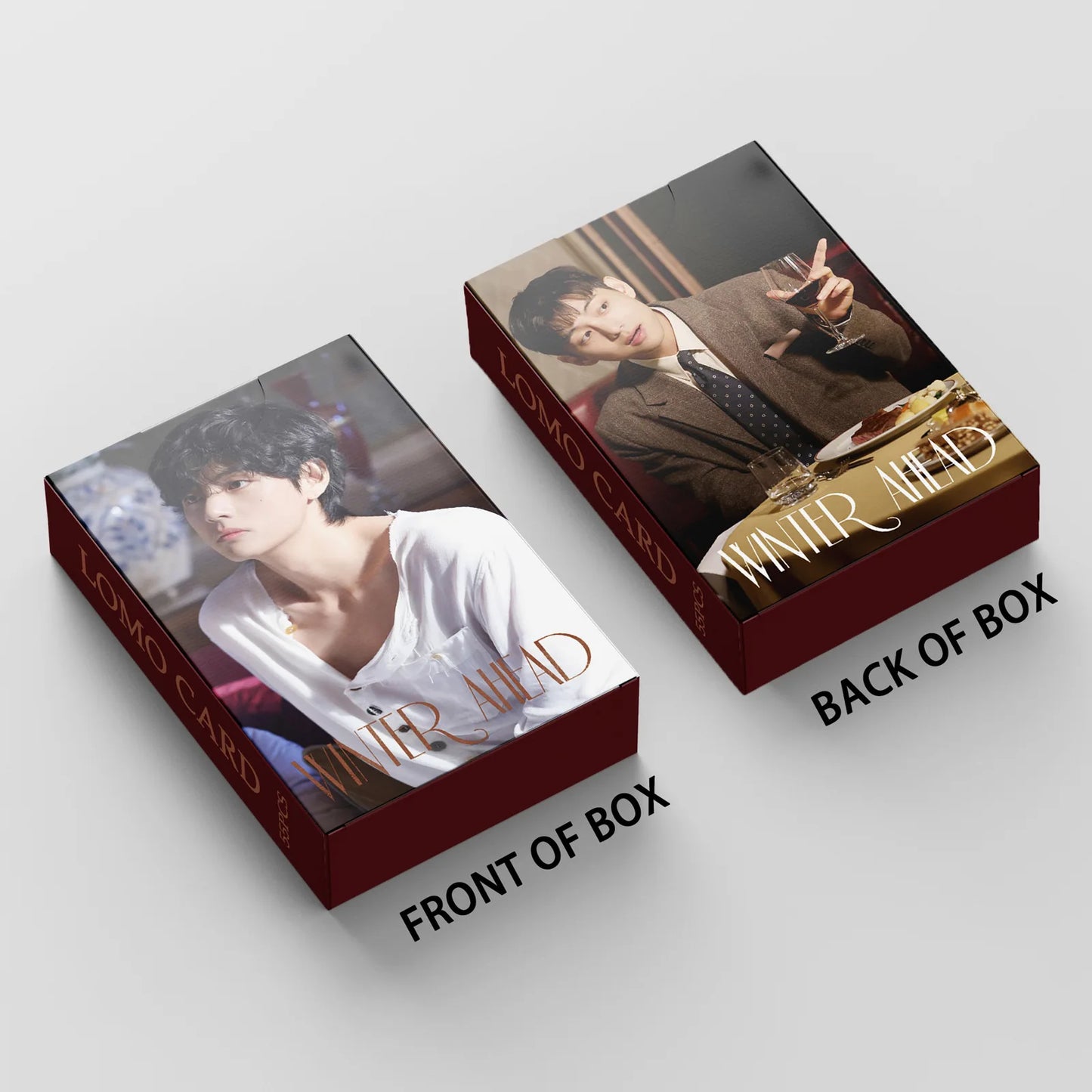 V 55Pcs/Set WINTER AHEAD PhotoCards