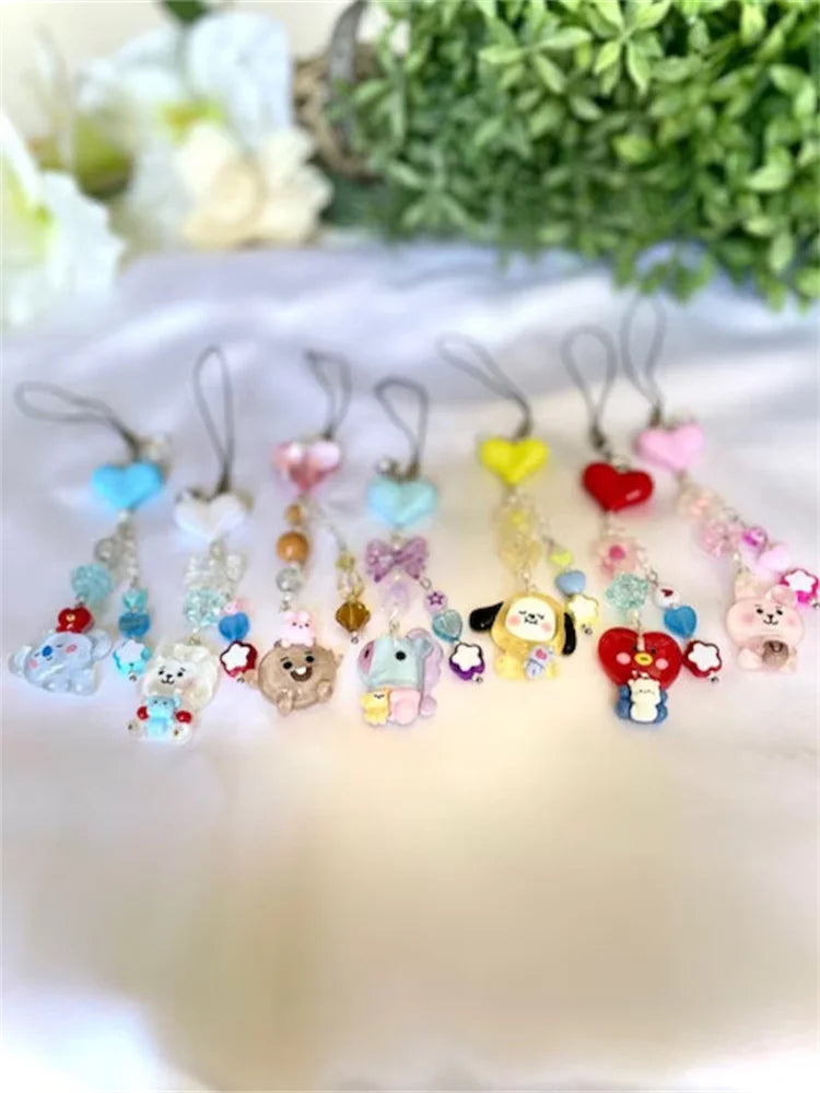 BT21BTS Charms for phones, air pods, keys, purses and backpacks