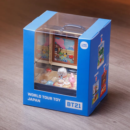 BT21 World Tour Miniature Scenes Suitcase 🌎
