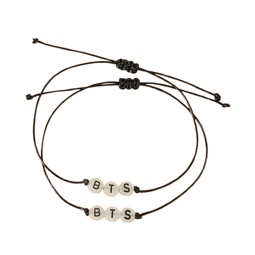 BTS Hand-Made Glow In The Dark Bracelet ✨