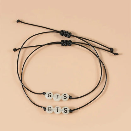 BTS Hand-Made Glow In The Dark Bracelet ✨