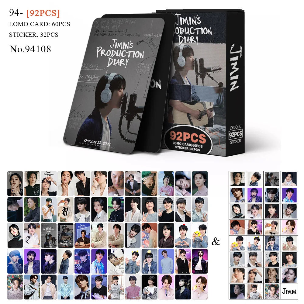 JIMIN SOLO 92/pcs set Photo-Cards