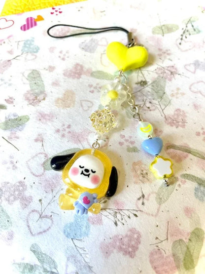 BT21BTS Charms for phones, air pods, keys, purses and backpacks