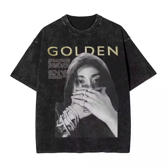 Jungkook Exclusive Golden T-Shirts